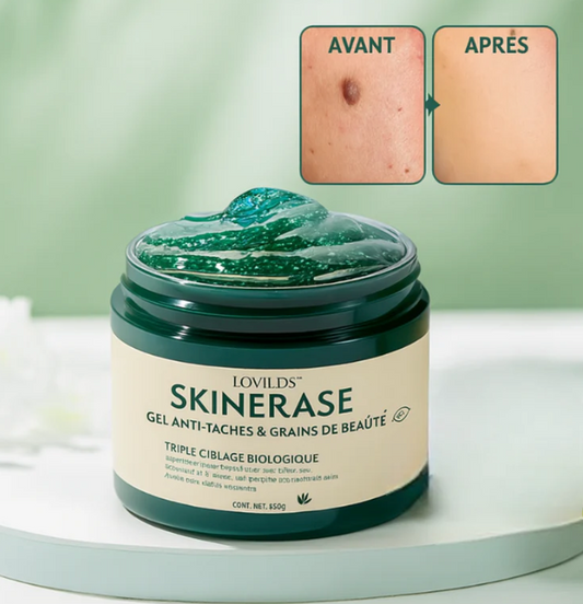 SkinErase™ Gel Anti-Taches & Grains de Beauté | Élimine boutons, taches et imperfections en 5 minutes!