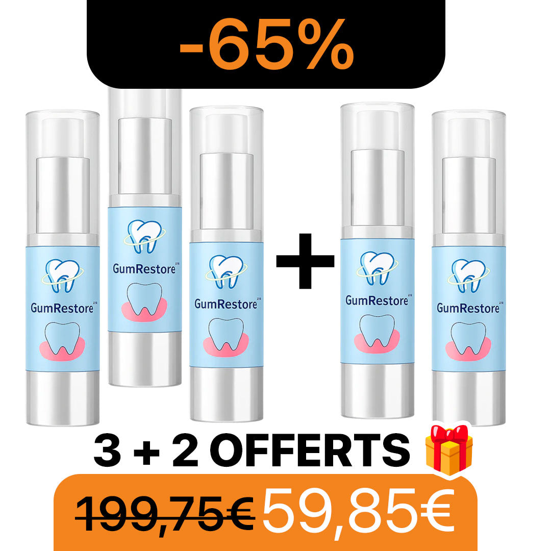 GumRestore™ Sérum Réparateur Gingival | Restaure vos gencives en seulement 3 jours!