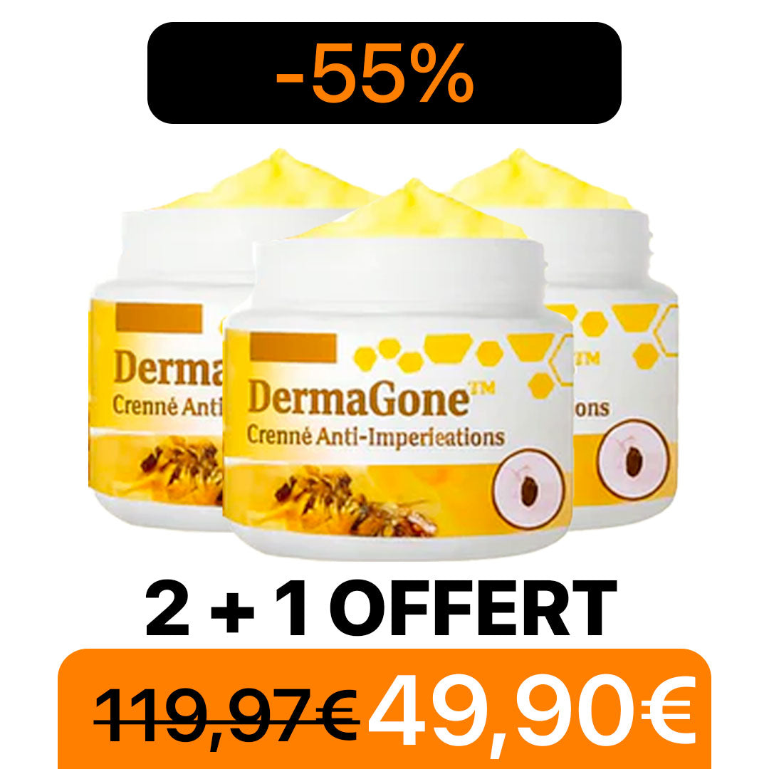 DermaGone™ Crème Anti-Imperfections | Élimine 95 % des verrues et taches en 3 jours!