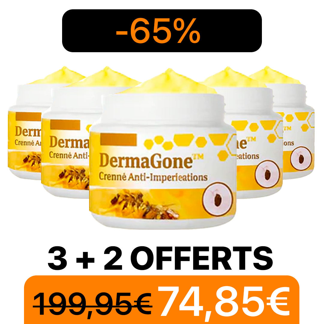 DermaGone™ Crème Anti-Imperfections | Élimine 95 % des verrues et taches en 3 jours!